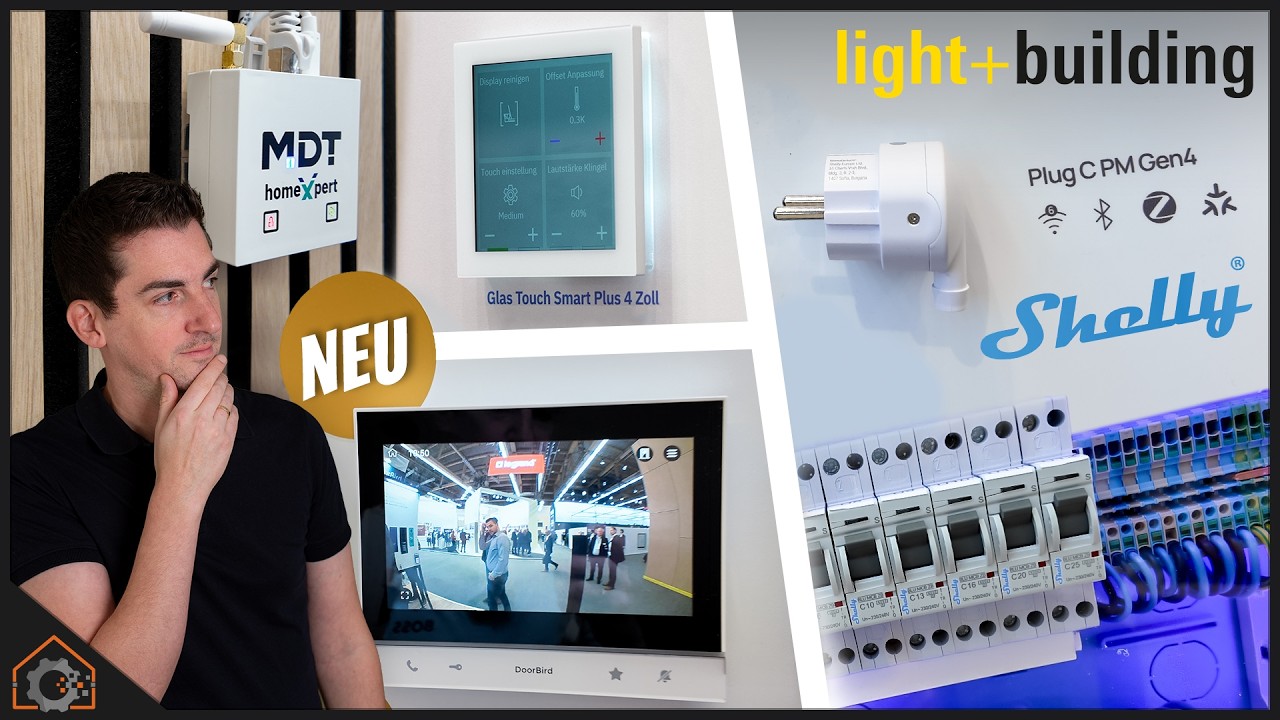 Messe-Neuheiten von Shelly, MDT und Doorbird - Light + Building (Teil1)