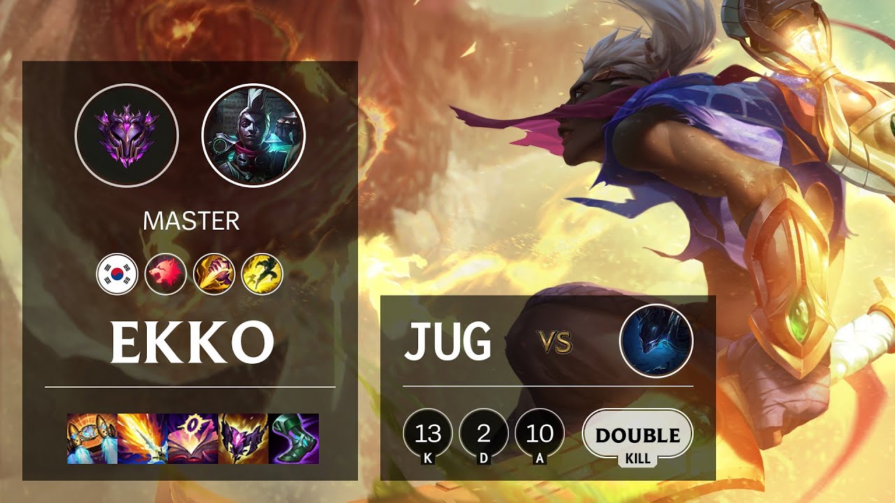 Ekko Jungle vs Nocturne - KR Master Patch 11.23