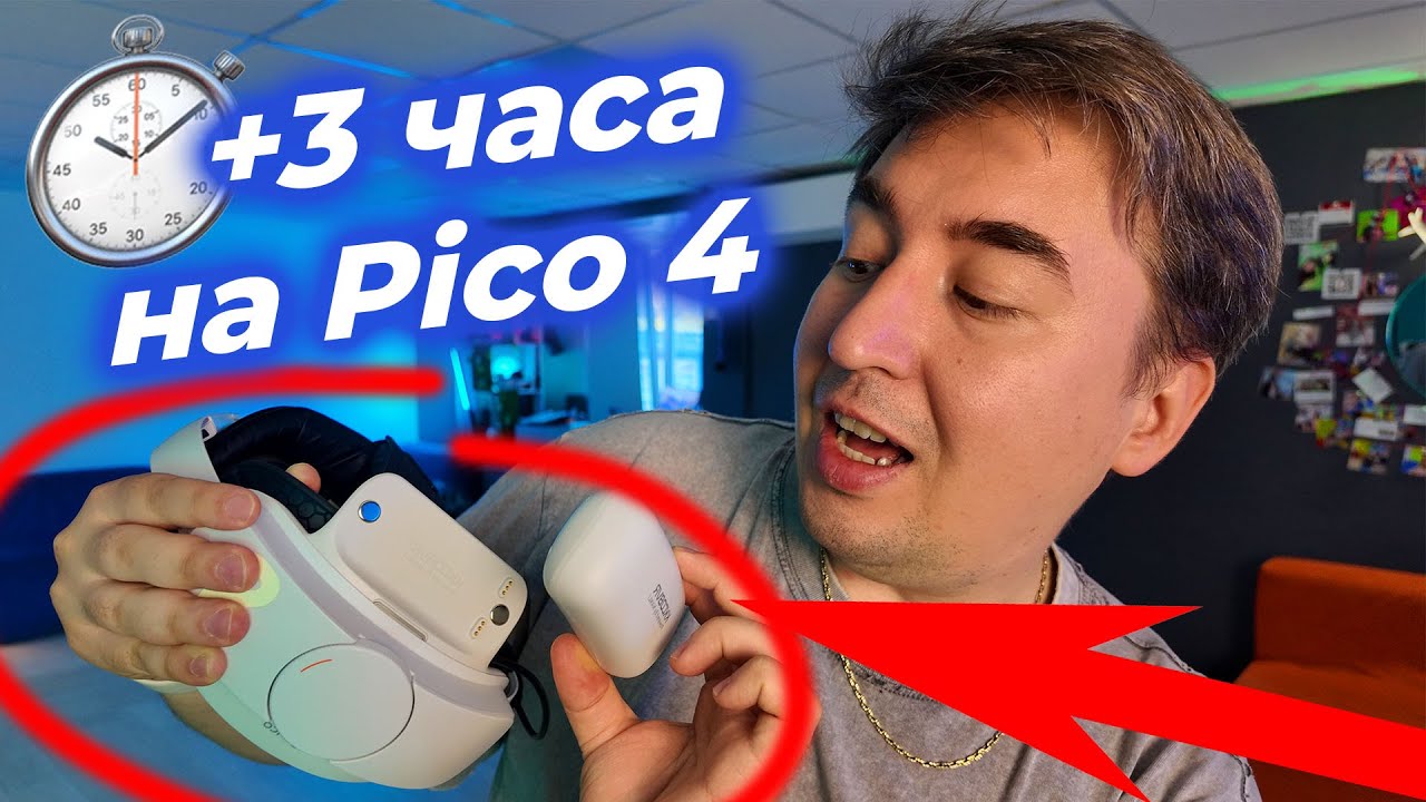 Шикарное крепление с батареей для Pico 4! (Обзор KKCOBVR P4)