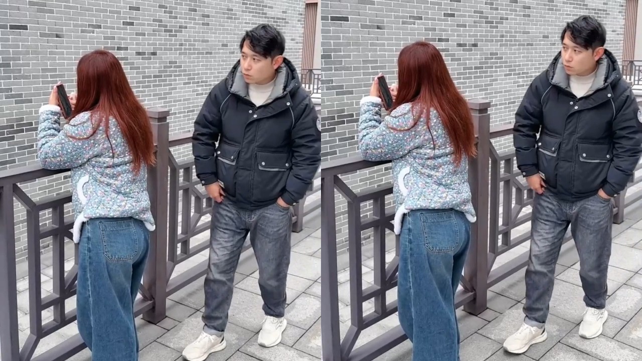 小偷第一次偷钱，夹住美女屁股，太逗了