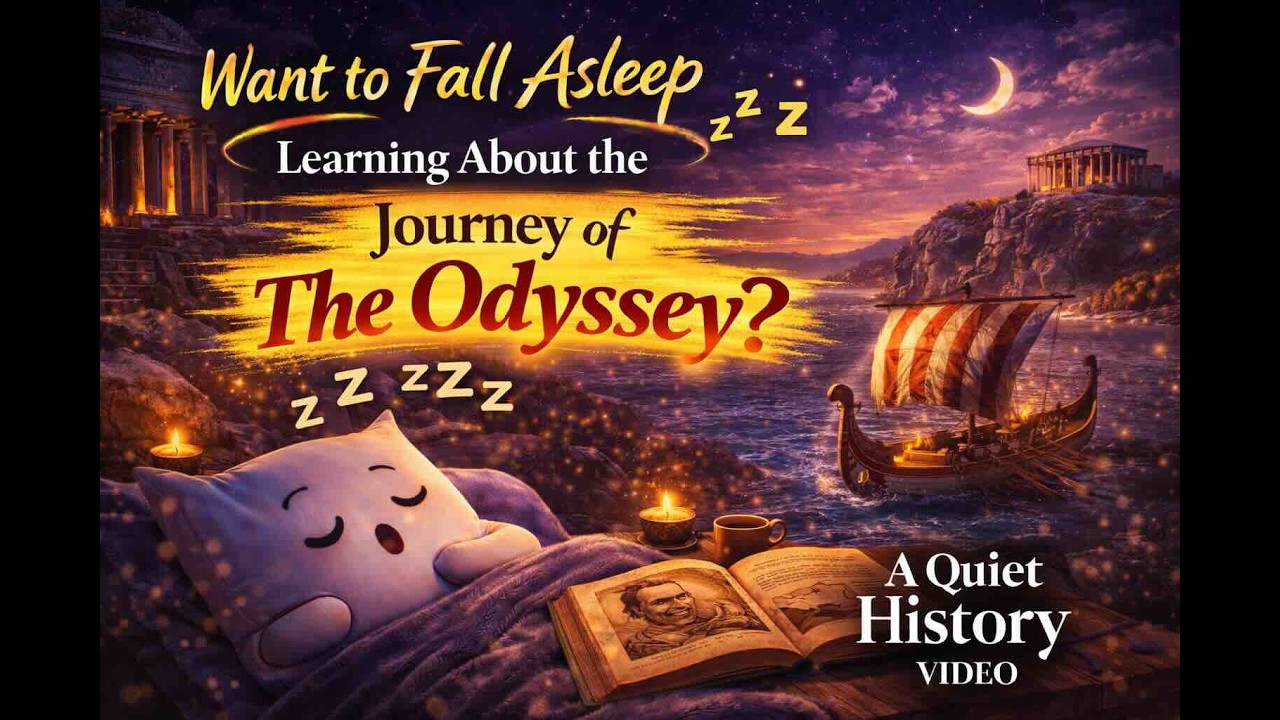 • No Ads • Fall Asleep to the Journey of Odysseus | Calm Greek History for Sleep