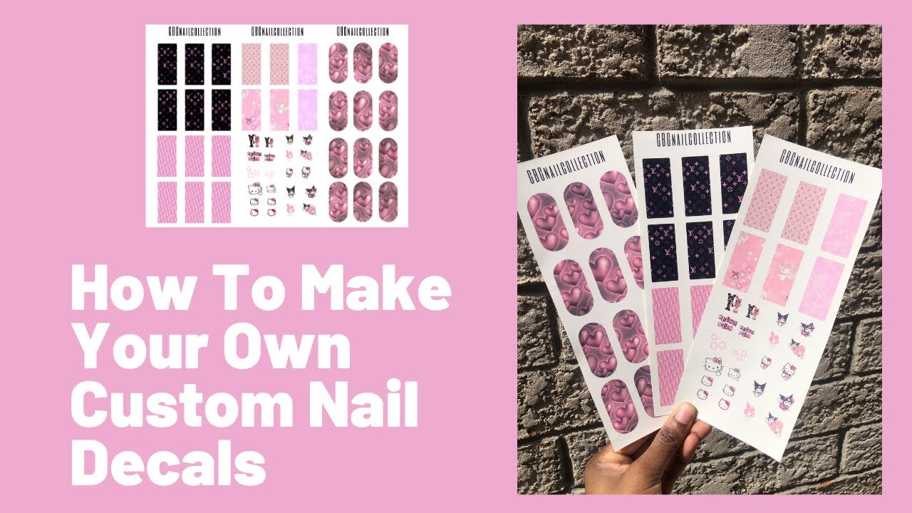 Create Unique Nail Decals at Home | DIY Canva Tutorial