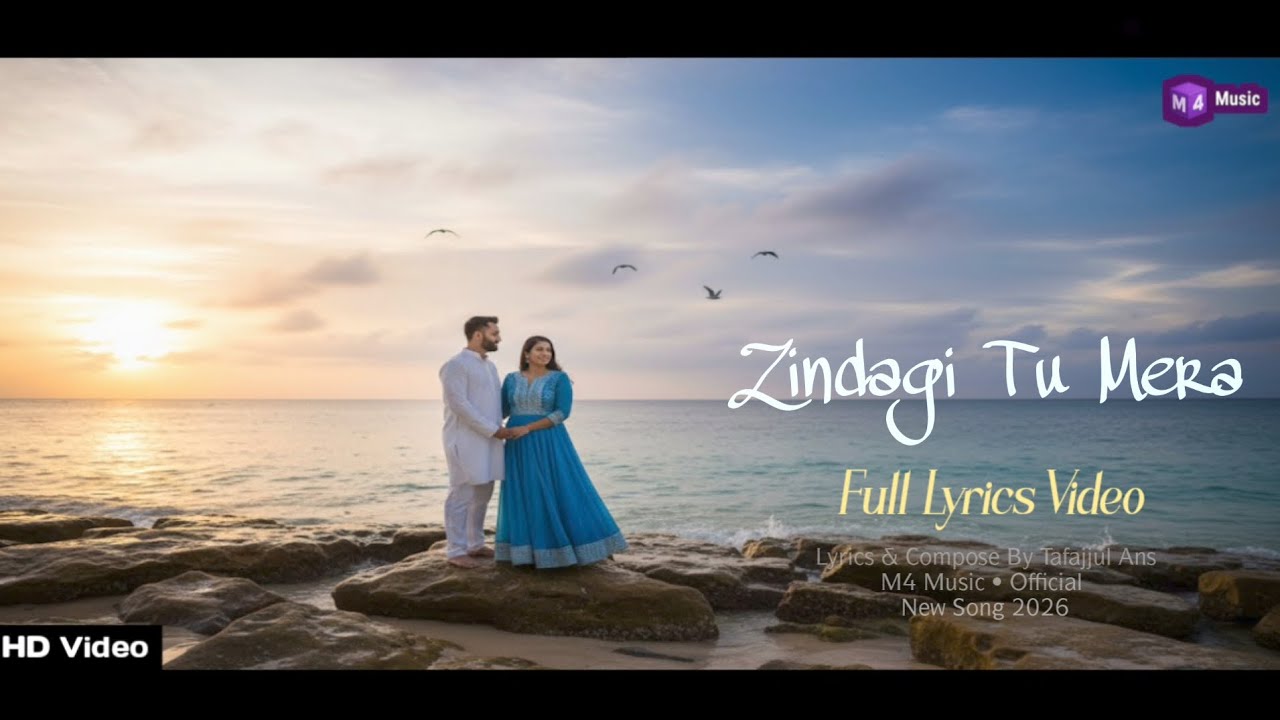 Zindagi Tu Mera (Lyrics Video) | Official Romantic Song | Emotional Love Story | New Hindi Song 2026