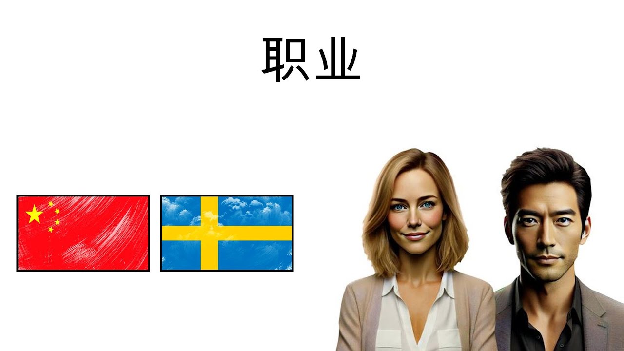 🇨🇳 🇸🇪 轻松学习瑞典语 | 职业 | 词汇