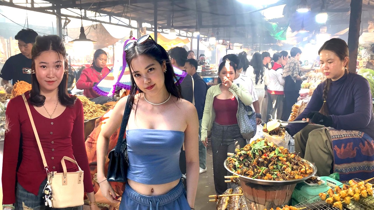 Best Cambodia Street Food Tour 2026 - Fantastic Compilation Countryside Market Walking Tour 4K HDR