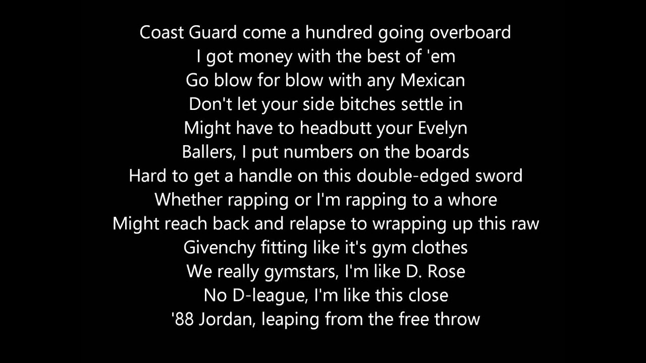 Pusha T - Numbers On The Boards W/Lyrics