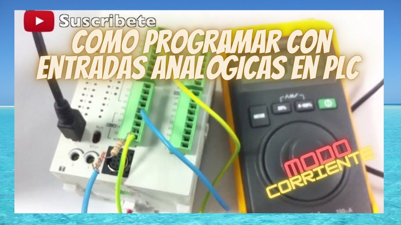 Como programar con entradas analógicas en PLC | modo Corriente | WPLSoft | ISPSoft + Fluke 707