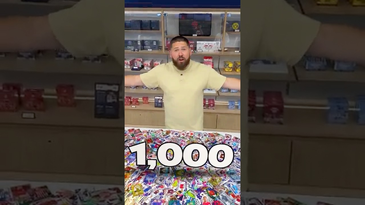 Я открыл 1000 футбольных карточек 🤯
