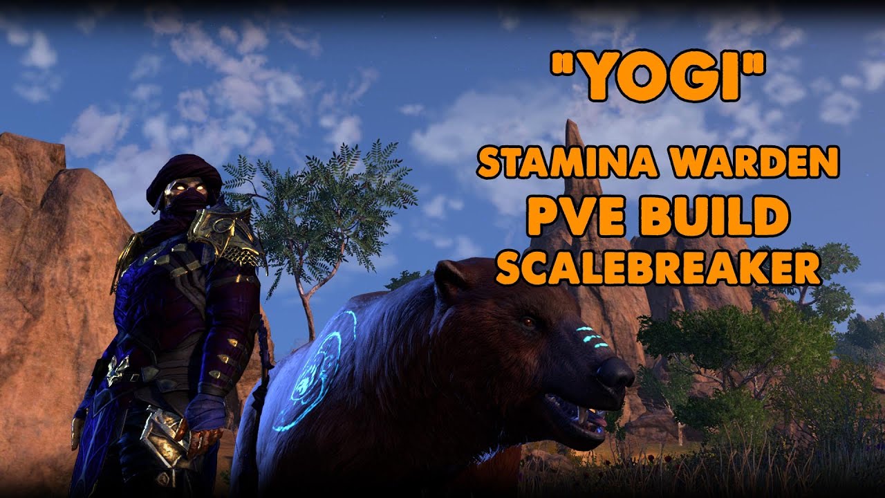 ESO - Yogi - Stamina Bow/Bow Warden PVE Build - (Scalebreaker)