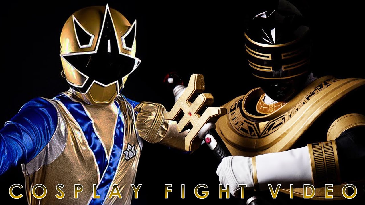 POWER RANGERS GOLD ZEO VS GOLD SAMURAI FIGHT FAN FILM SHORT