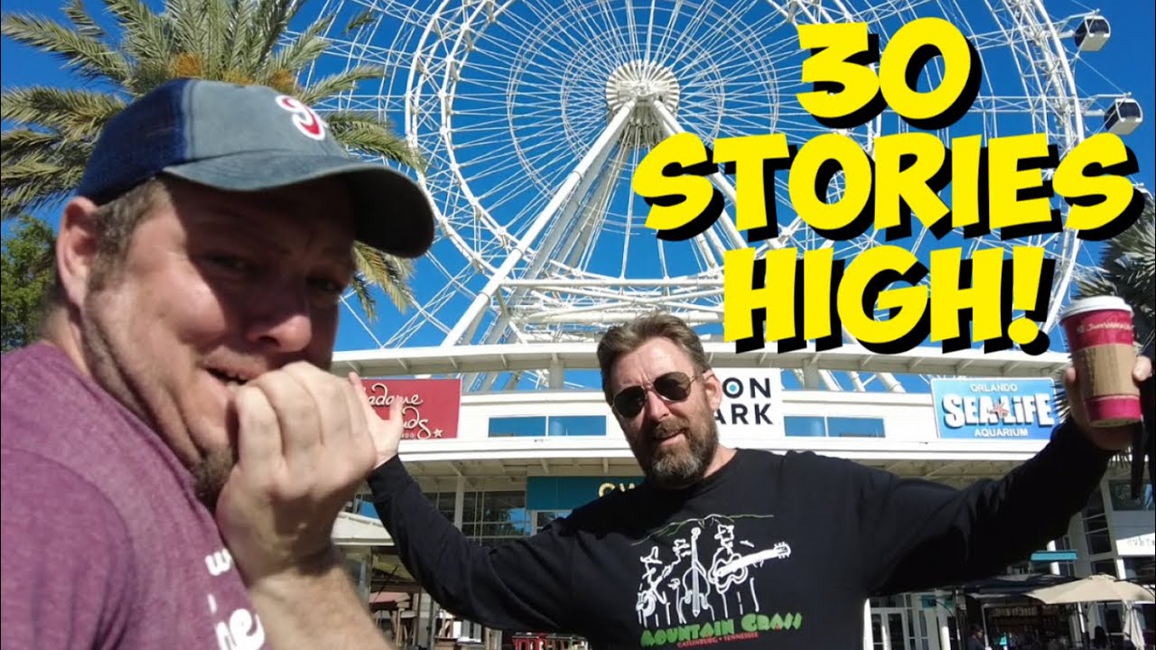 LOSING MY MIND ON THE LARGEST FERRIS WHEEL IN FLORIDA