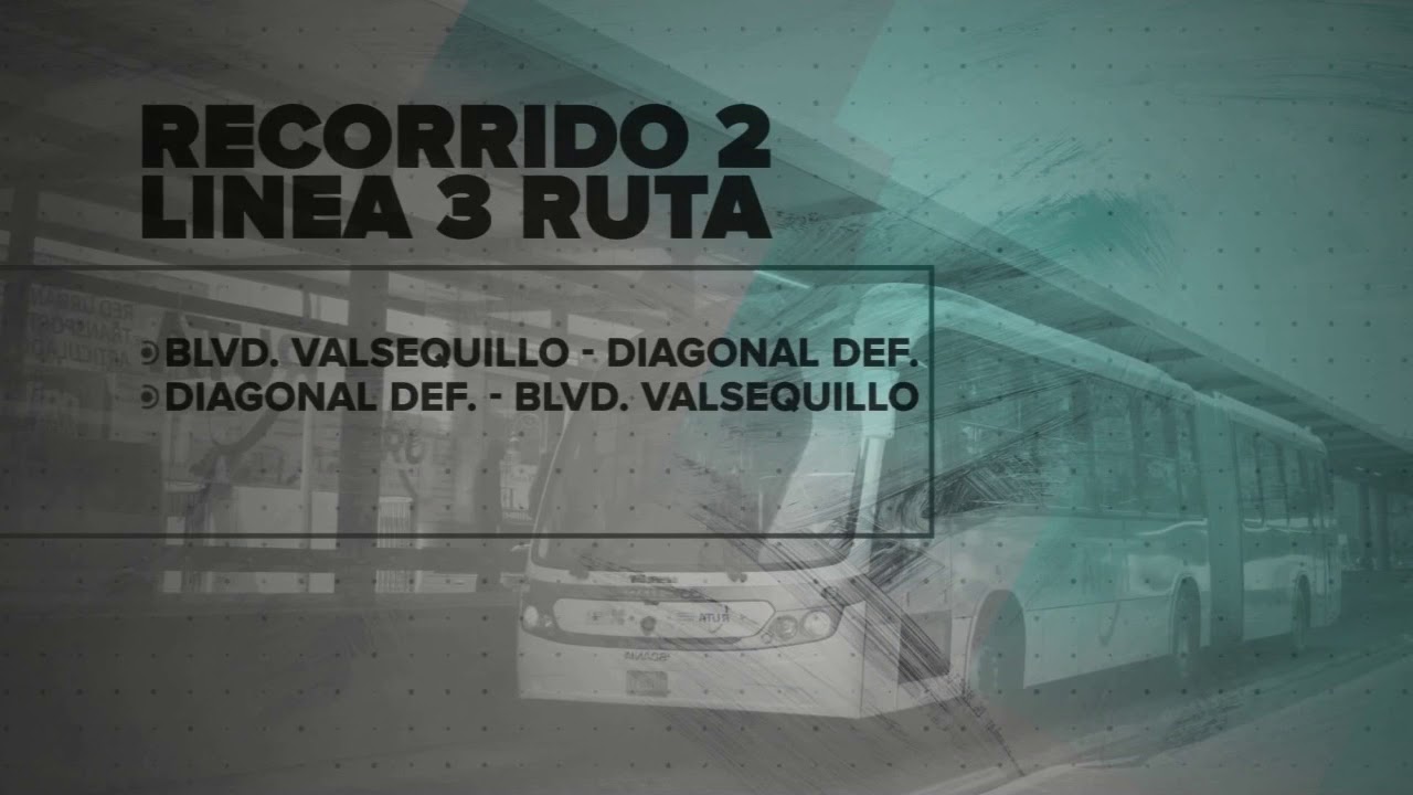 Recorridos línea 3 de RUTA || Noticias con Juan Carlos Valerio