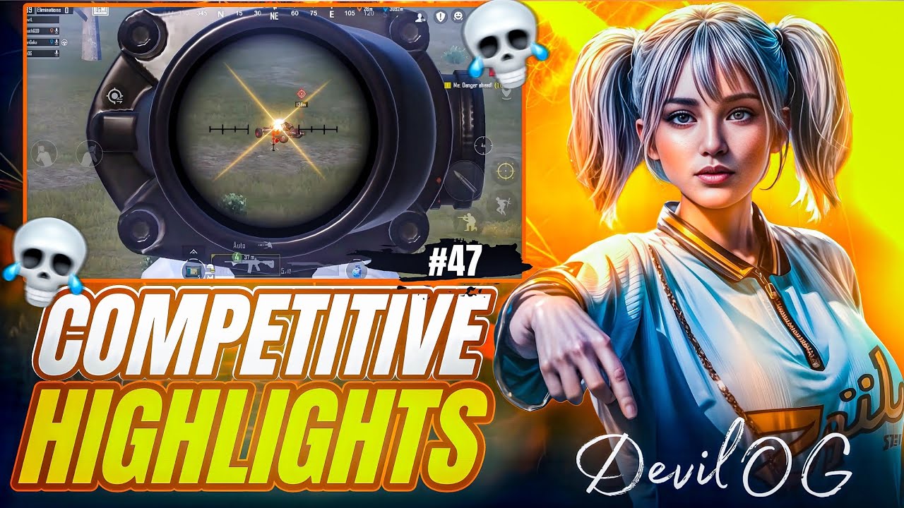 COMPETITIVE HIGHLIGHTS #47| BATTLEGROUNDS MOBILE INDIA | IPHONE 15 PLUS