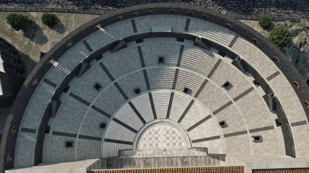 Teatro Romano Catania - Ricostruzione in 3D