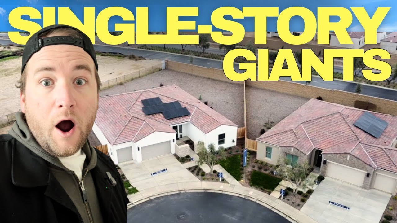 Insane Brand New SINGLE STORY Homes Near Fresno, CA