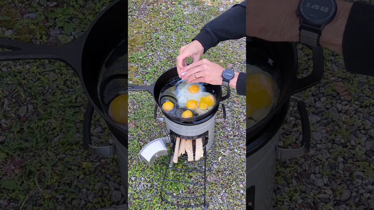 #Camp #breakfast on the #BioLite EcoZoom Versa