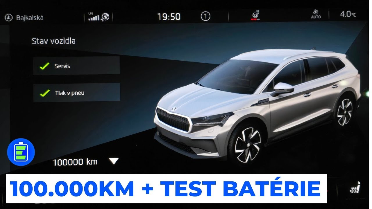Škoda ENYAQ: 100.000 km za 2 roky. Skúsenosti + test kapacity batérie.