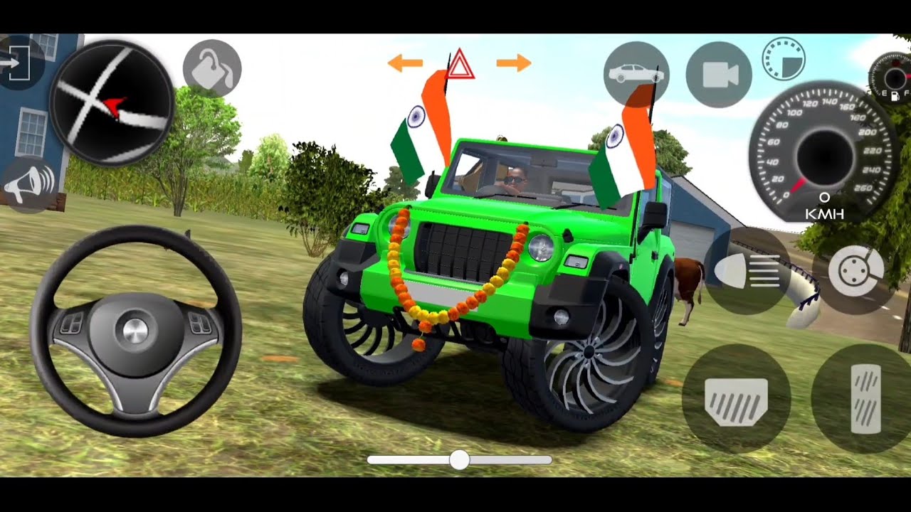 Modified Mahindra Thar😈Games:Indian Green Thar (Gadi Wala Games) Car Game Android Game - #2025