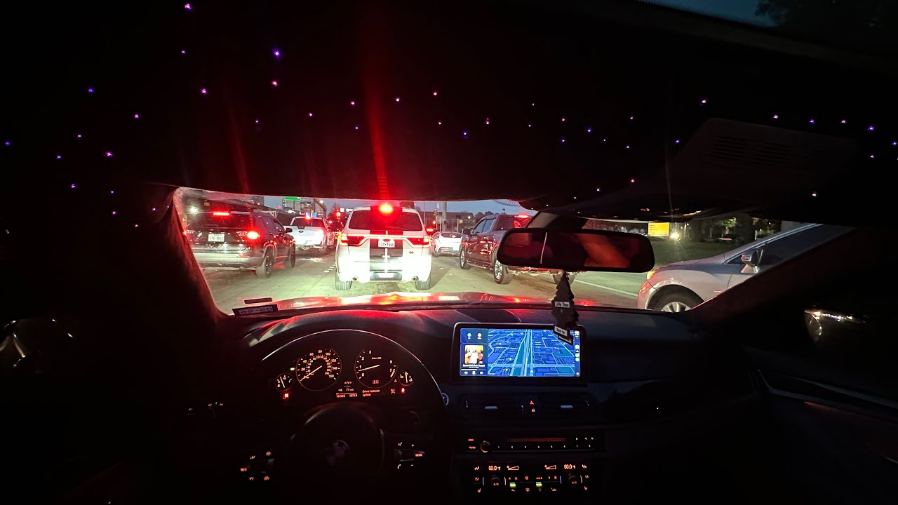 TUNED BMW F10 535i & 392 DURANGO  CUTTING UP THROUGH STREETS POV !!