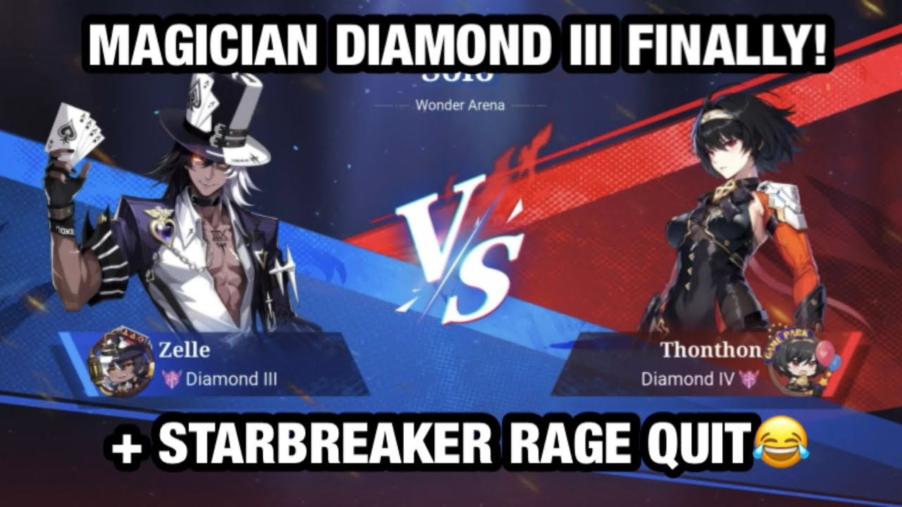MAGICIAN PVP DIAMOND 3 achieved! STARBREAKER RAGE QUIT | CRYSTAL OF ATLAN