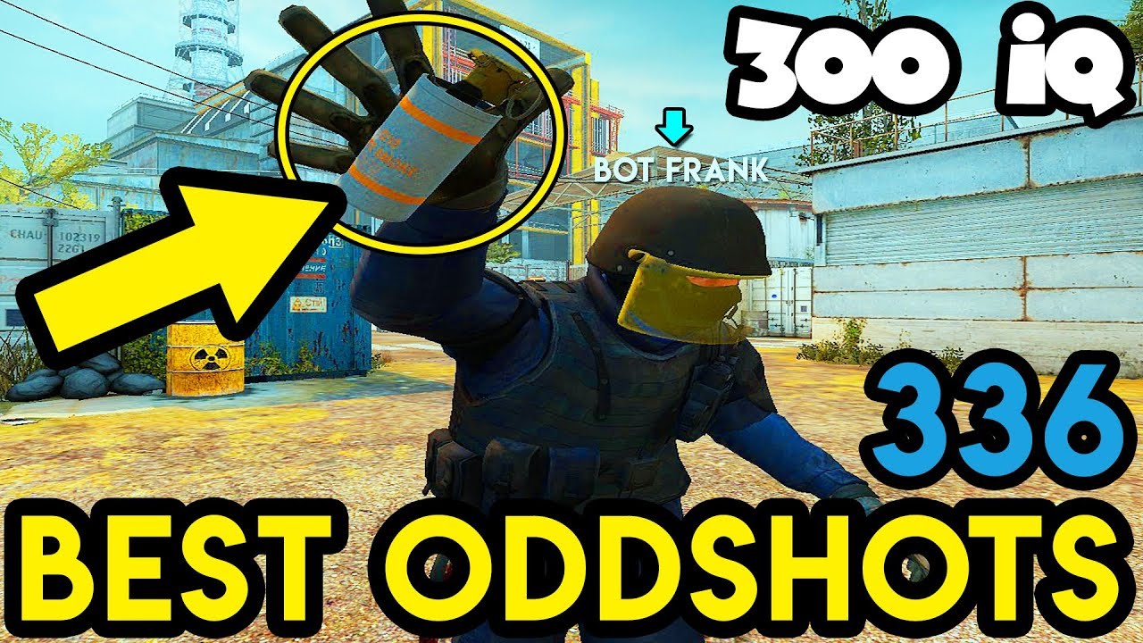 BOT FRANK is ON 300 IQ MISSION - CS:GO BEST ODDSHOTS #336