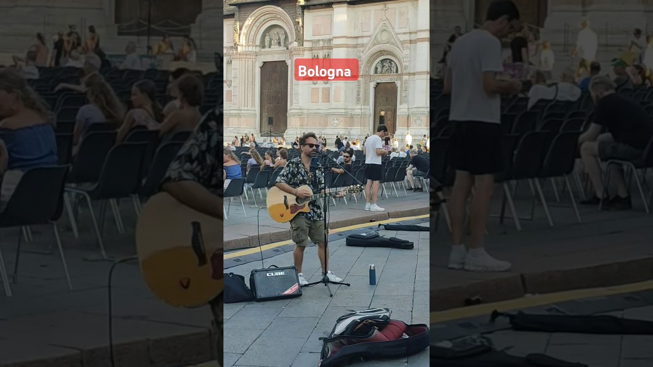 lItalian singer and Glimpses of the ancient city Italy 