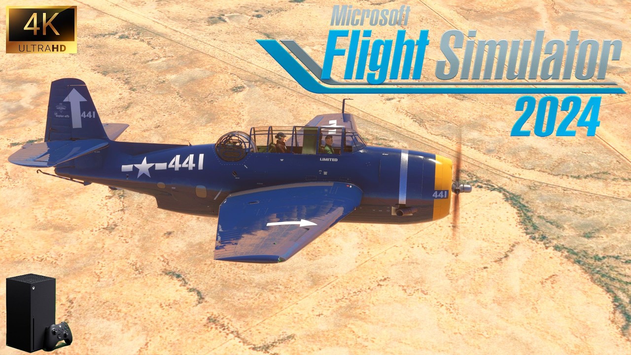 MSFS2024 XBOX SERIES X Orbx Grumman Avenger Quick Flight