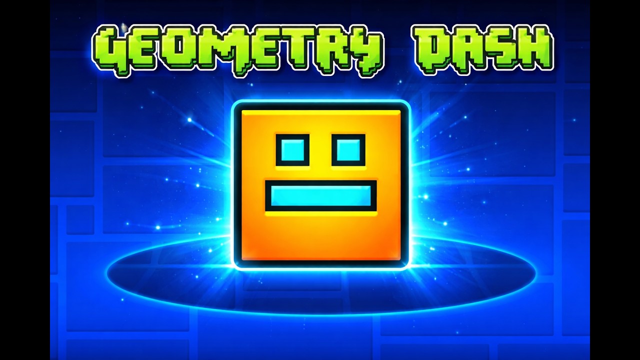 Mi primera vez intentando pasarme los niveles del geometry dash en directo