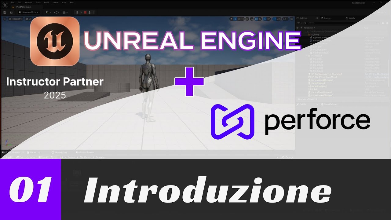 Unreal Engine и Perforce - 01 - Введение