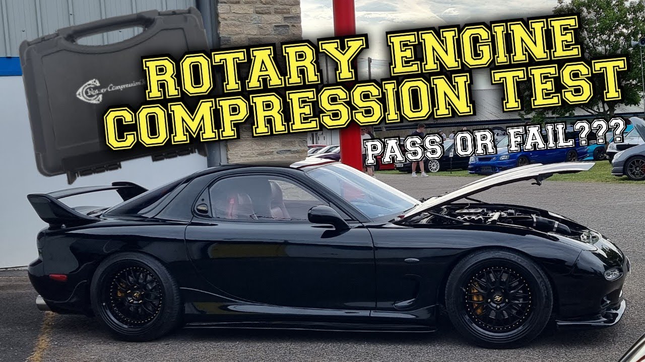 1992 Mazda Rx7 FD3S Efini Rotary Engine compression test | How to