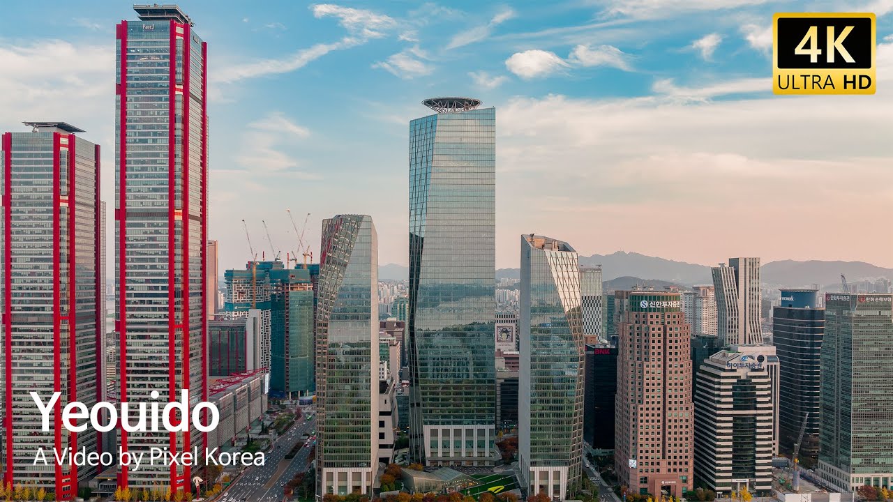 [4K UHD] 서울 여의도 / 드론 영상