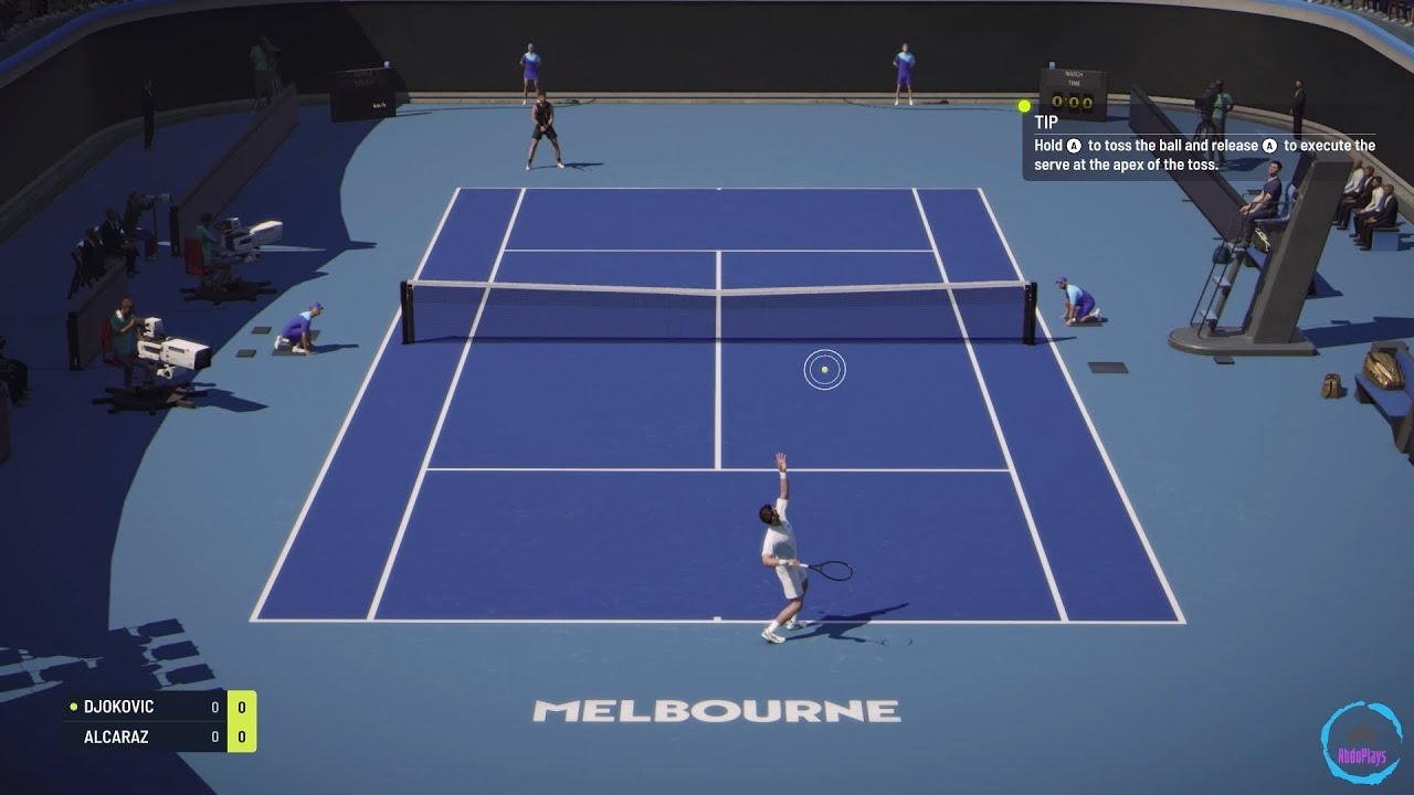 TIEBREAK gameplay - Novak Djokovic vs. Carlos Alcaraz - Australian Open - PC