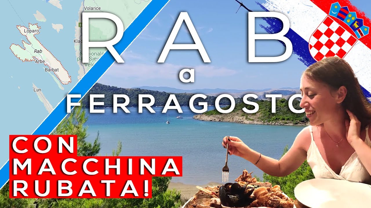 RAB (Arbe) in AGOSTO |🇭🇷| Isola per famiglie? 🏝️ Ultimo viaggio con Giulietta 😞