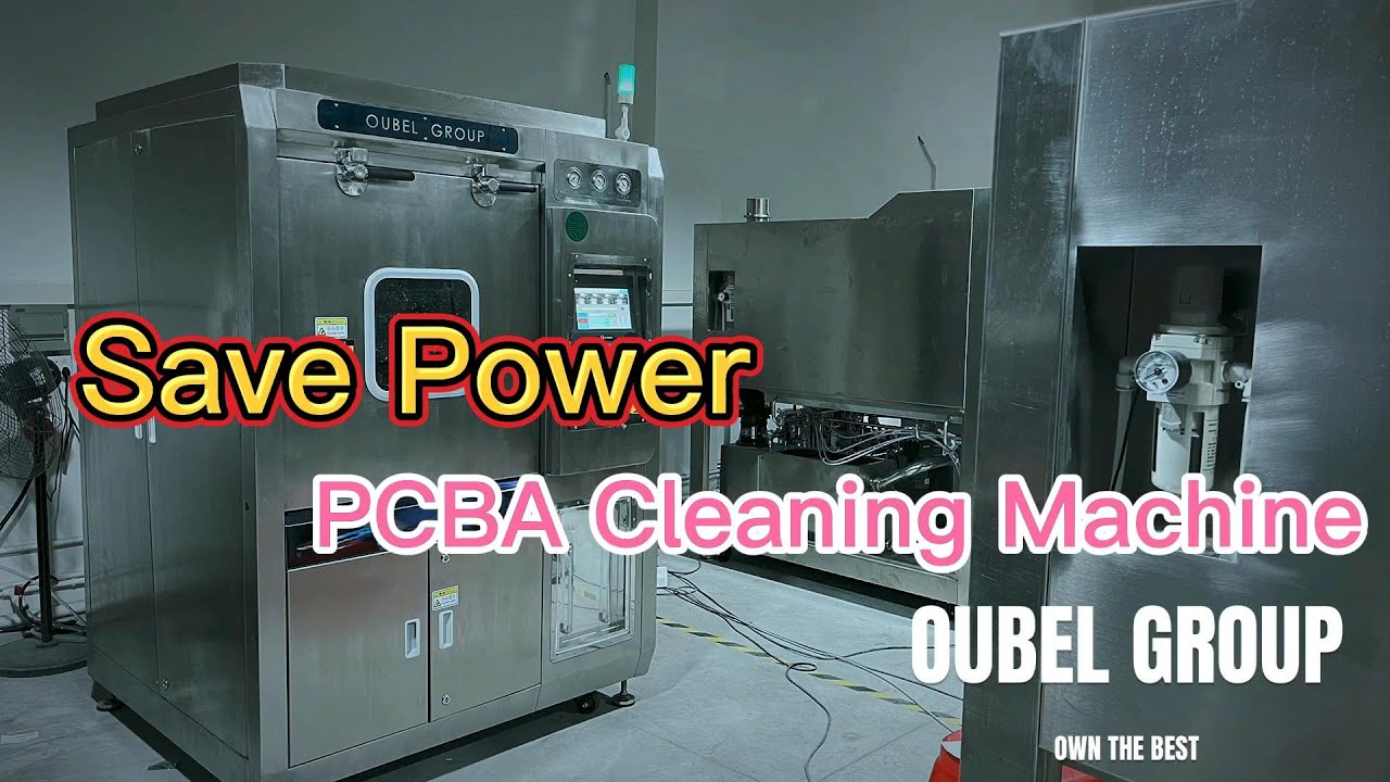 OUBEL Offline PCBA Cleaning Machine for cleaning flux solder paste and rosin
