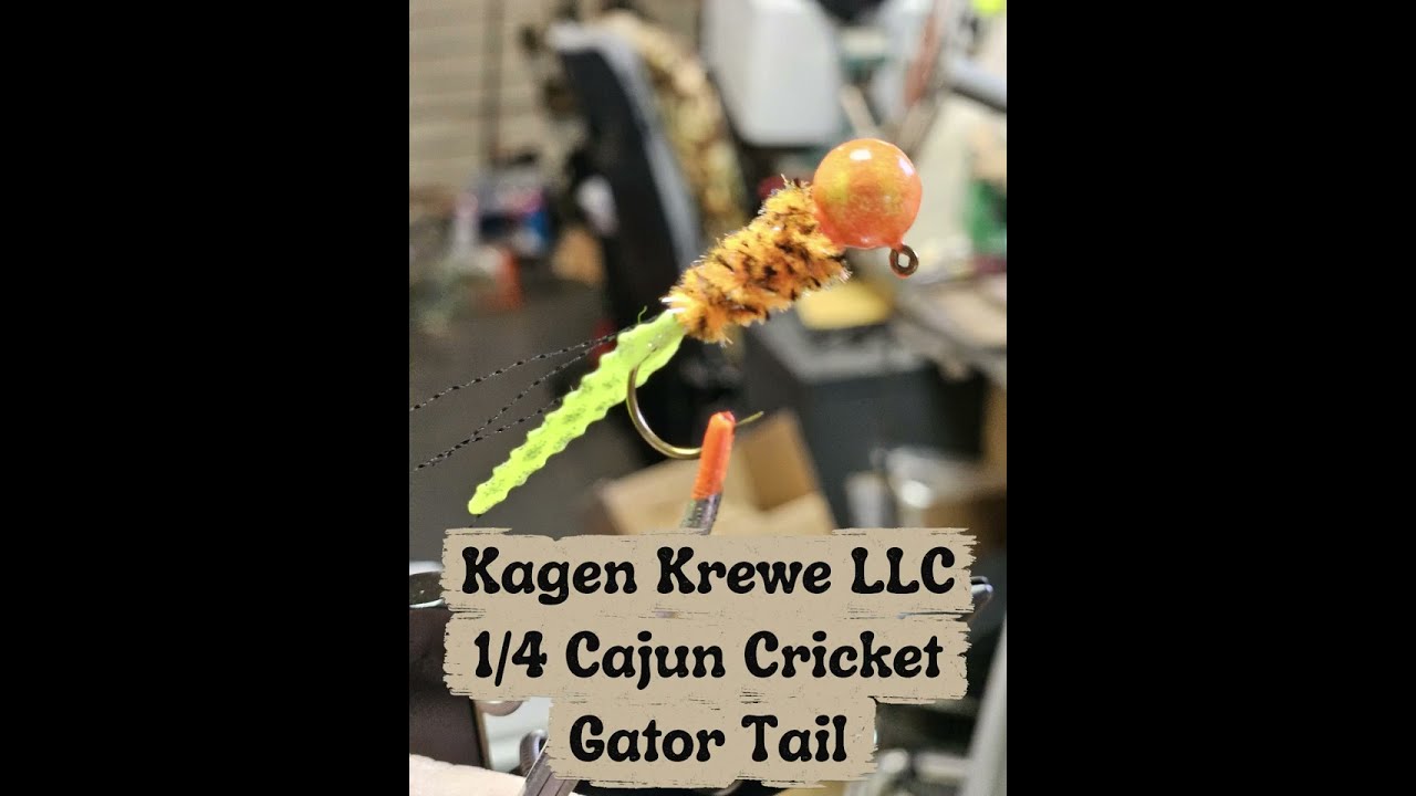 Tying the Cajun Cricket Gator Tail - Fish Cannot Resist This Pattern