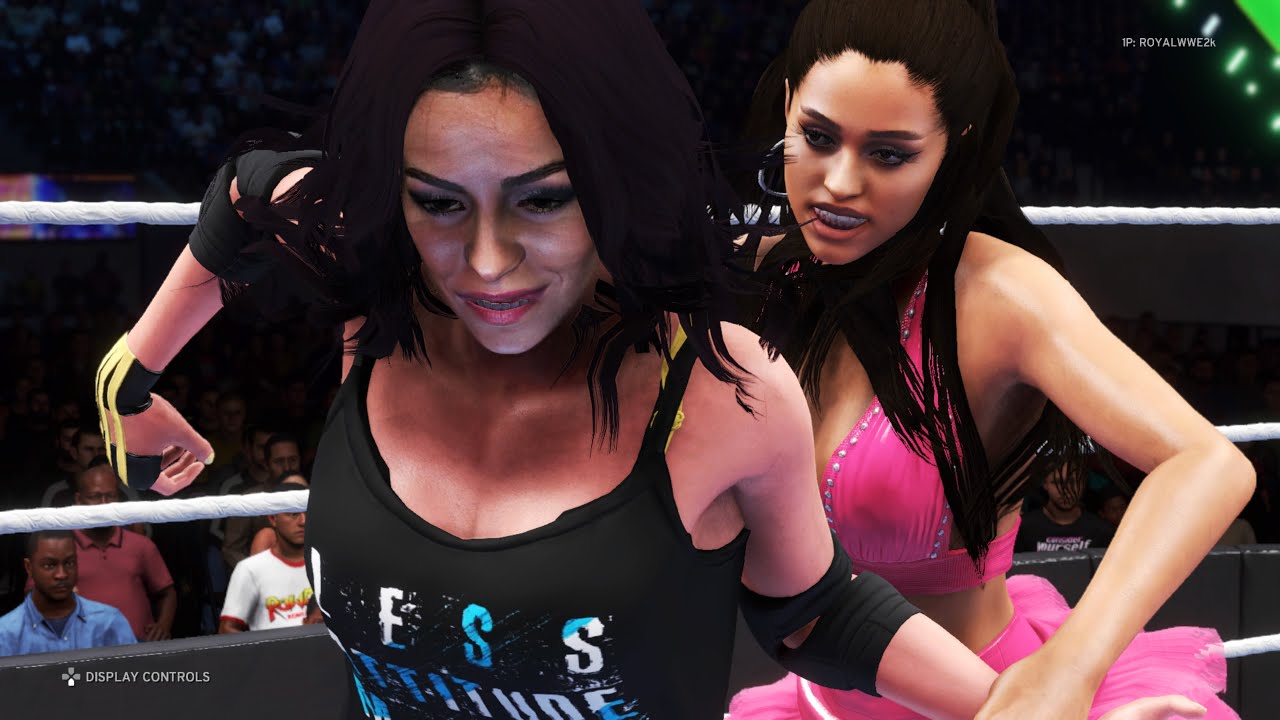 Полный матч - Ариана Гранде против Виктории Джастис - WWE 2K20 - Королевские бои девушек 💖