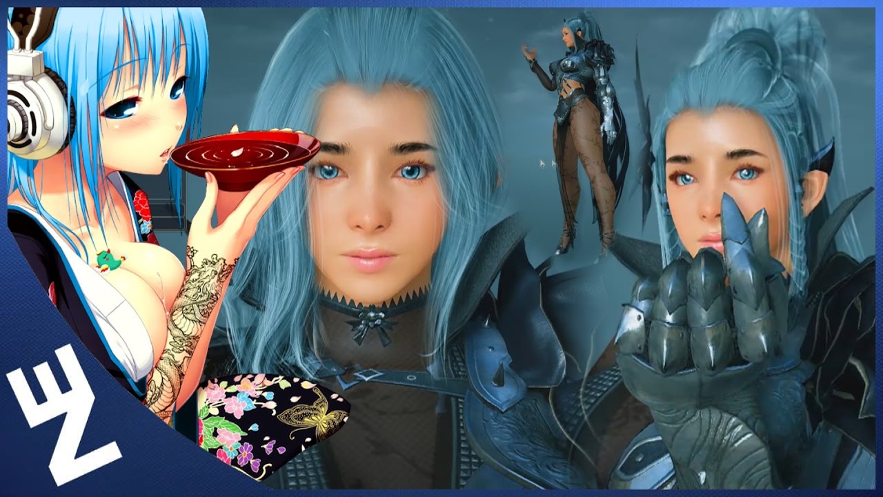 BDO - Black Desert | Dark Knight | Detailed Character Creation (Costumes & Emotes) -- Stella Alamarr