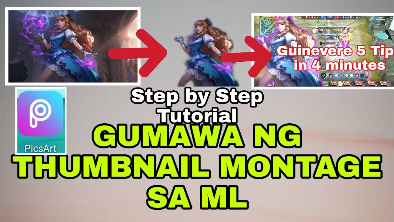 PAANO GUMAWA NG THUMBNAIL? | CREATING YOUR YOUTUBE THUMBNAIL USING PICSART