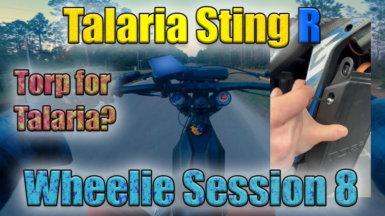 Talaria Sting R MX4 | Torp Controller Coming for Talaria!? | Wheelie session 8 | It's Cold