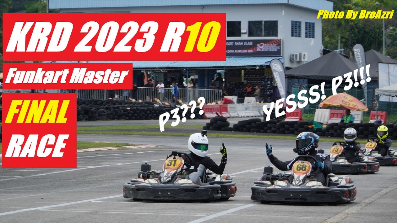 KRD 2023 R10 Funkart Master | FINAL Race | City Karting Shah | Final Round of The Season