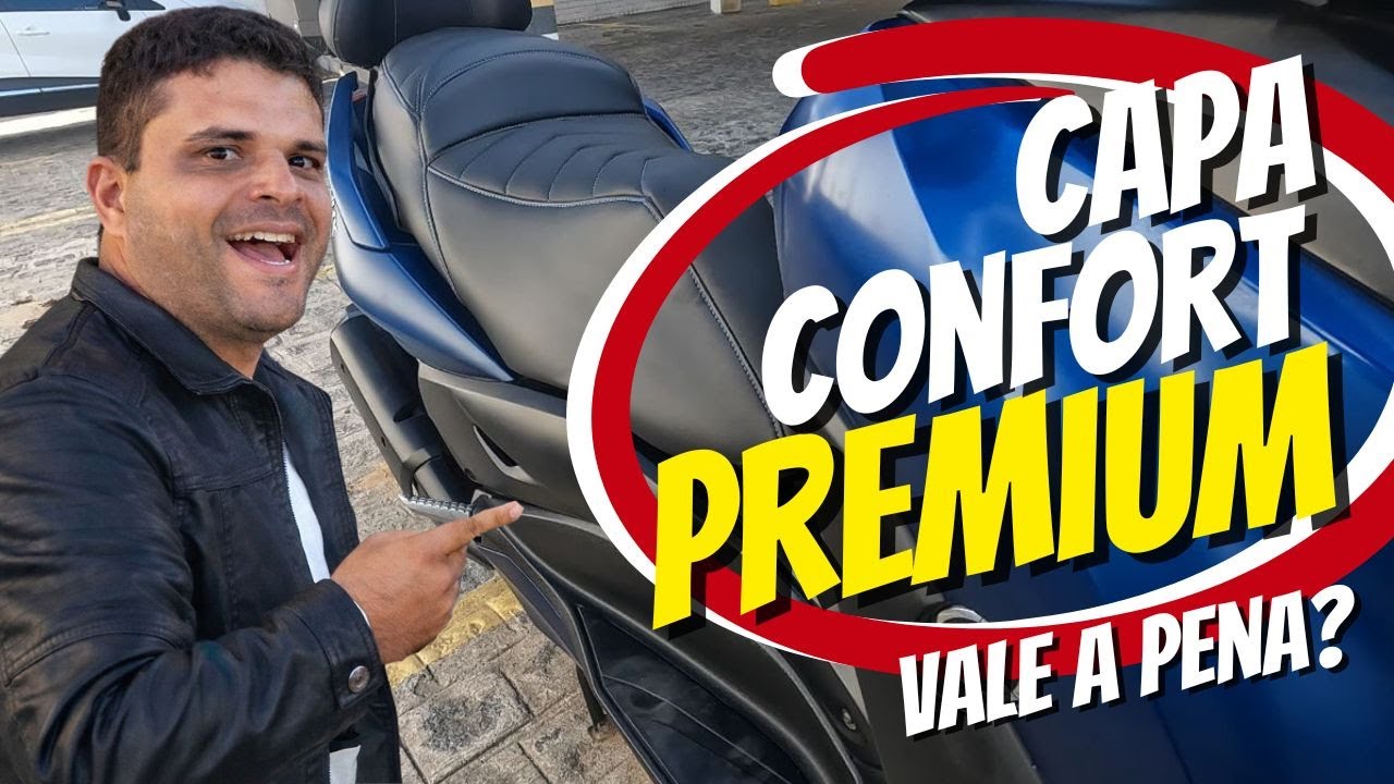 Capa Confort Premium na XMAX: Vale a Pena? Conforto real no Dia a Dia!