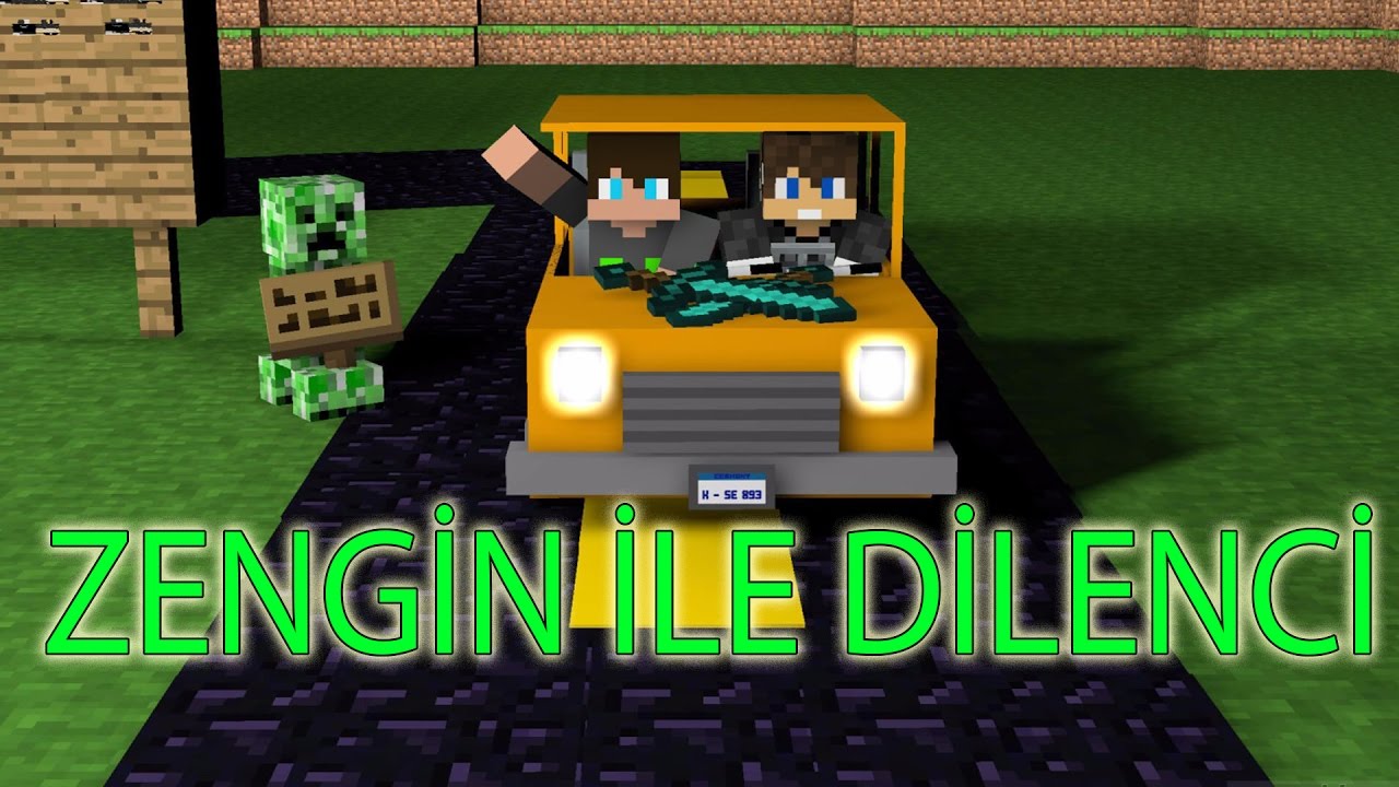 ZENGİN İLE DİLENCİ - MİNECRAFT MODERN EVLER HİKAYESİ