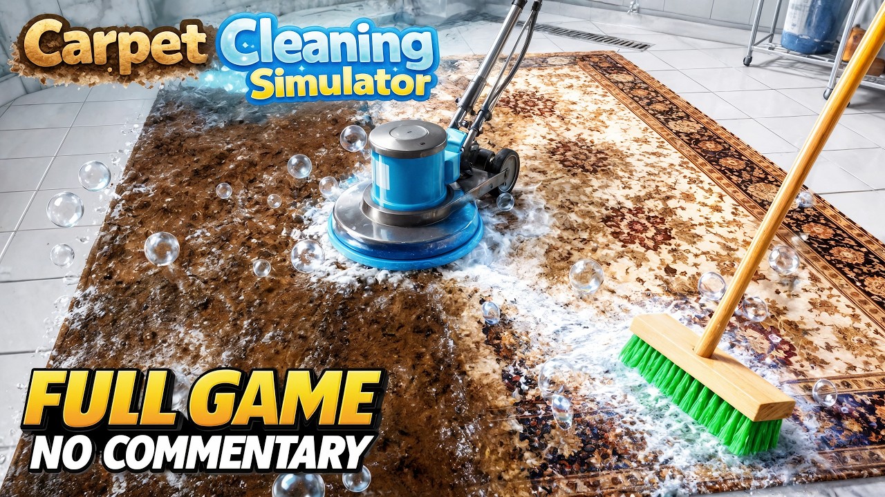 Carpet Cleaning Simulator &ndash; FULL GAME Longplay (No Commentary)