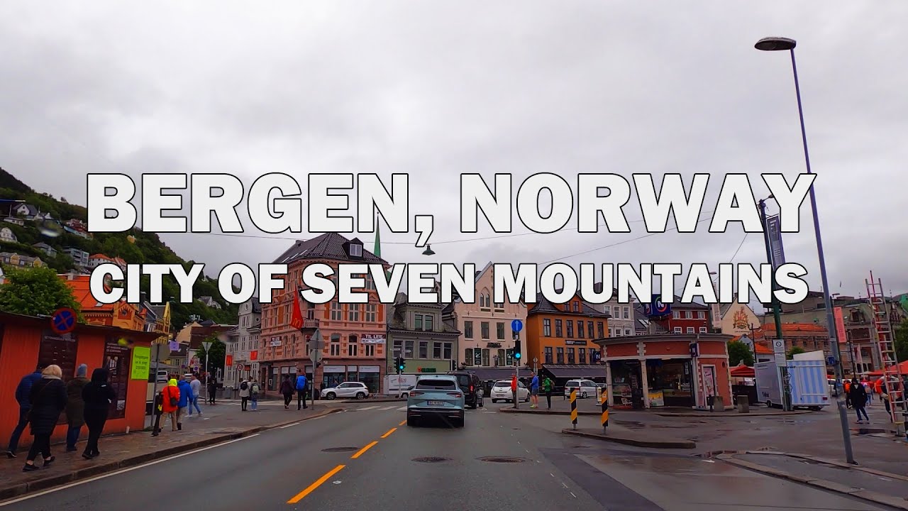 Bergen, Norway - Driving Tour 4K
