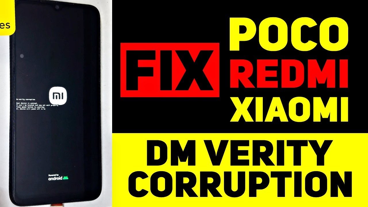 Fix Redmi, POCO, Xiaomi DM Verity Corruption 2024 | Free Solution Without Online Software