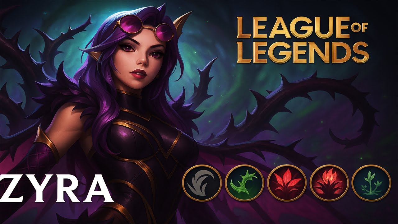 BEST ZYRA PLAYS MONTAGE S 25 - League of Legends #10