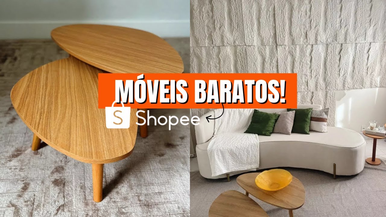 MÓVEIS Bonitos e Baratos da Shopee que vão Transformar sua Casa!