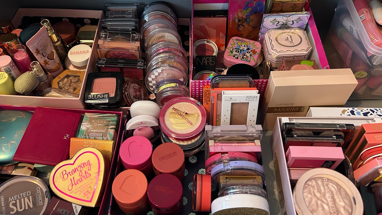 MEINE BLUSHSAMMLUNG BRONZER HIGHLTER 2024 XL SCHMINLSAMMLUNG #blush#blushes