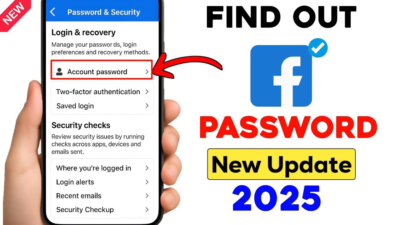 How to See Your Facebook Password 2025 | New Update