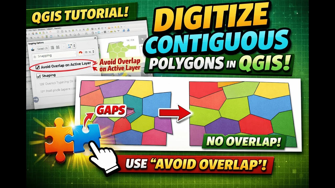 How to digitize Contiguous Polygons without overlap?